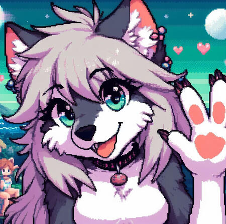 bing ai FURRY ART FEMALE furry character anthro fursona generator